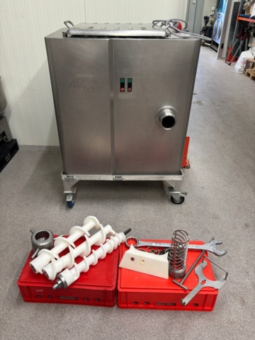 1356426-1 Meat grinder - MADO Ultra on roller stand