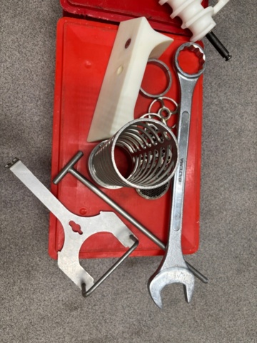 1356426-3 Meat grinder - MADO Ultra on roller stand