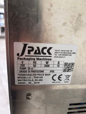 1356435-4 Vacuum packing machine - J Pack TSS125