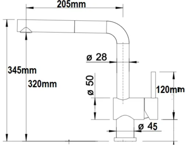 1389370-2 Blandare - iCrolla Bologna, engrepps, vit blank, 6970 BI