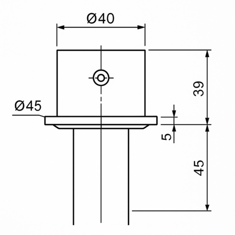 1389382-3 Diskmaskinsavstängnig - iCrolla, 35 mm, natur vit