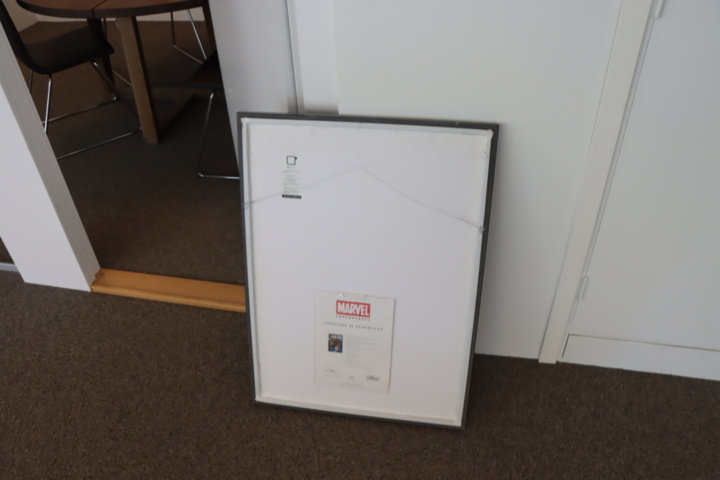 1174509-5 Painting "Iron Man" signed Stan Lee with certificate