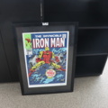 1174509-10 Painting "Iron Man" signed Stan Lee with certificate