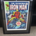 1174509-1 Painting "Iron Man" signed Stan Lee with certificate