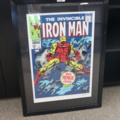 1174509-11 Painting "Iron Man" signed Stan Lee with certificate