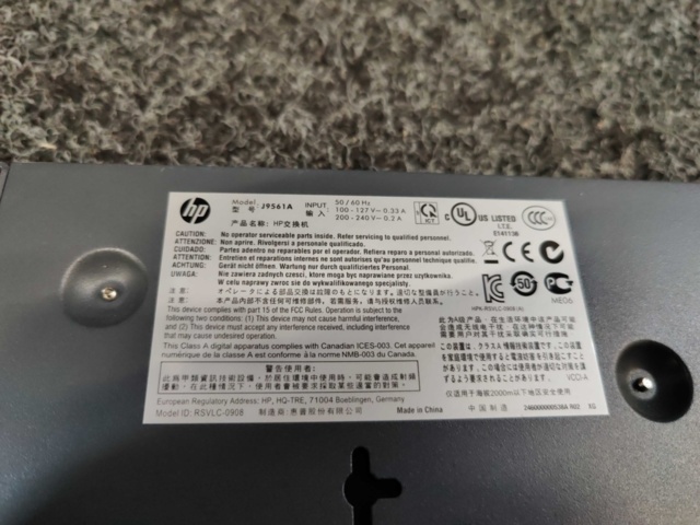 1389531-5 Switch HP 1410-24G J9561A