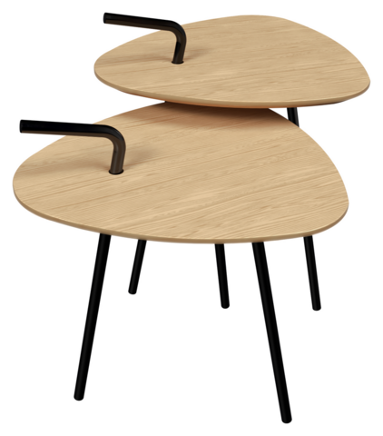 1388021-1 2 st 2-pack Soffbord/Sidobord Tenzo