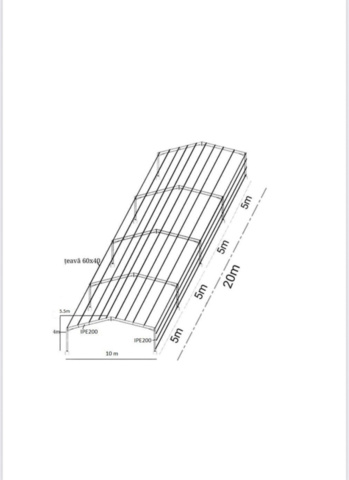 1389584-3 Stålhall / Hallstomme 200 kvm