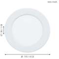 1379868-3 Spotlight, 22 st - Eglo, LED, infälld lampa, dimbar