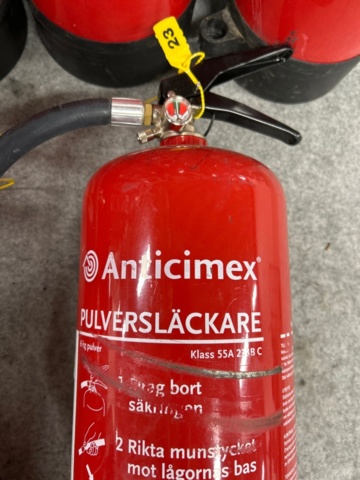 1366813-7 Pulversläckare Anticimex 9st