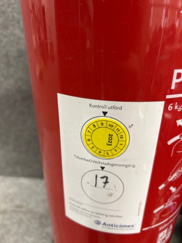 1366813-9 Pulversläckare Anticimex 9st