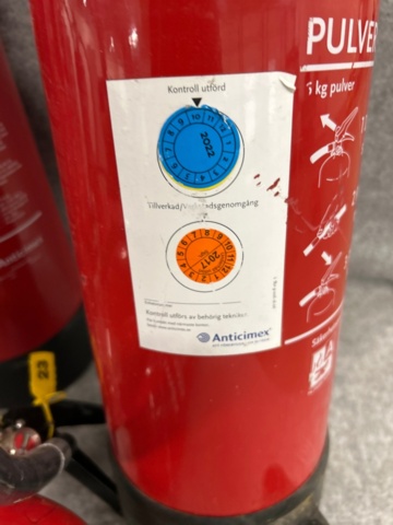 1366813-12 Pulversläckare Anticimex 9st