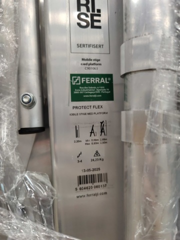 1390014-12 Work platform Ferral 3-4 steps, 710-890 mm