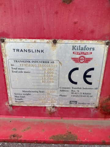 1321812-32 KILAFORS SBLB4A-36-104 -2005 timmervagn