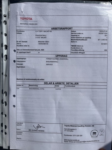 1390452-24 Forklift - Toyota 8FBMT16