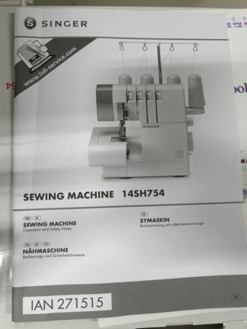 1367531-5 Sewing machine - Singer 14SH754