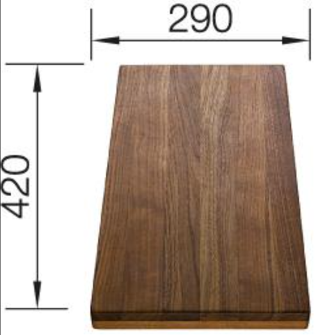 1369702-2 Cutting board - Blanco, solid walnut, 420 x 290 mm