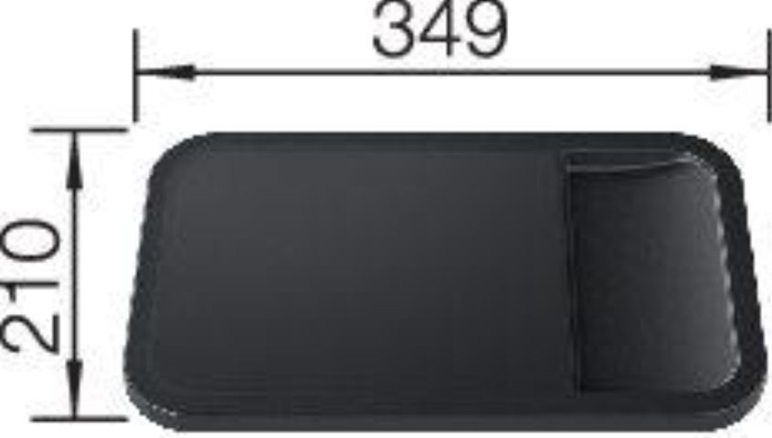 1369703-1 Skärbräda - Blanco Lantos/Classic Neo, plast, 349 x 210 mm