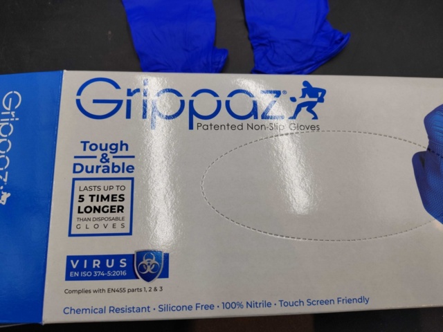 1391203-3 Disposable gloves, 3000 pcs - Grippaz, powder-free