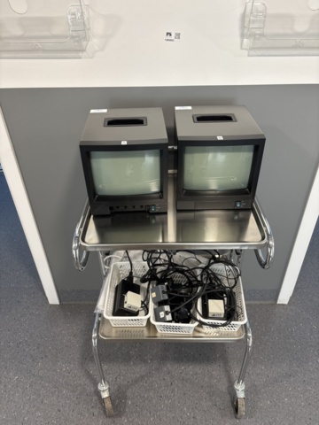 Monitors 2 pcs with accessories - Chugai Boyeki CEM-09 - PS Auction ...