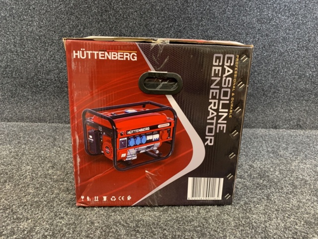 1391702-3 Bensindriven generator/elverk 2,5 kW - Hüttenberg H8500W