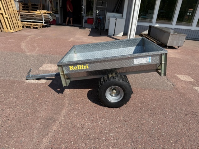 1351677-2 Farm trailer Kellfri for ATV/Farm tractor/Mower. New condition!