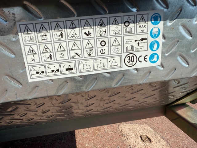 1351677-9 Farm trailer Kellfri for ATV/Farm tractor/Mower. New condition!