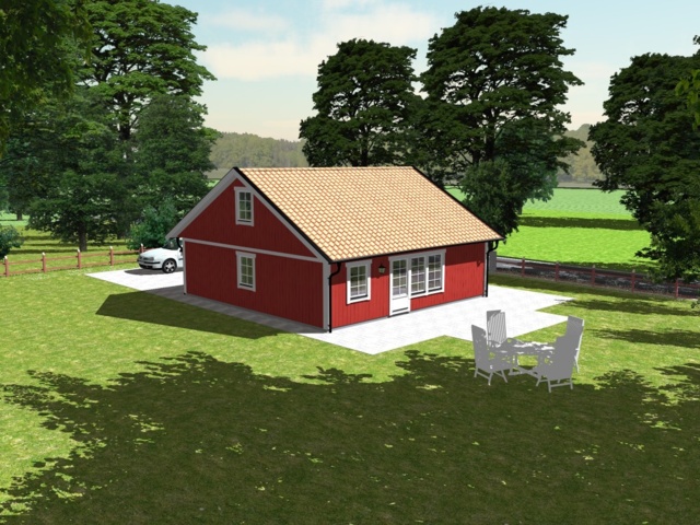 1392013-2 Stomme till en och en halvplansvilla ca 100+60kvm passivhusstandard