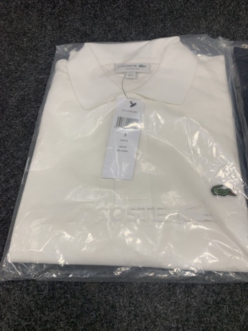 1392153-7 3 st Pikétröjor Lacoste Klassisk , Strl S