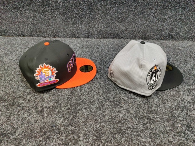 1391604-5 4 st Kepsar New Era, strl 7 1/4 (57,7 cm)