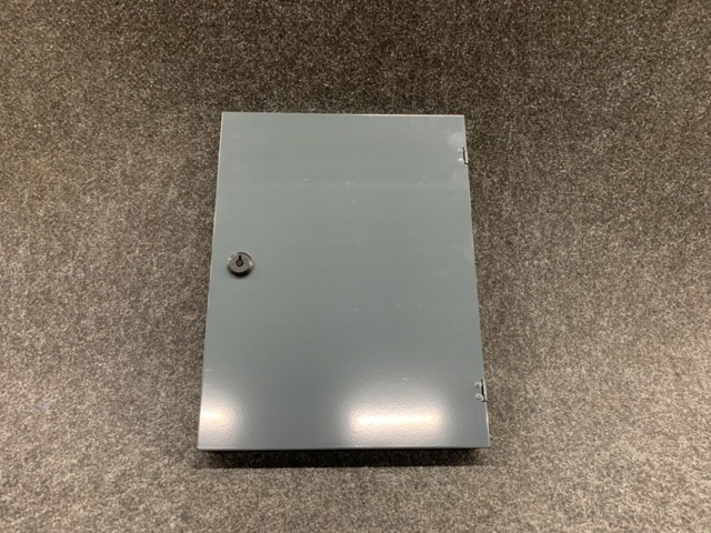 1392426-4 OR-skåp A3 smal brandlås, grå