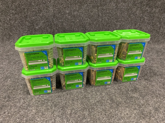 1392298-1 8 st Förpackningar Listbetongskruv, Essve