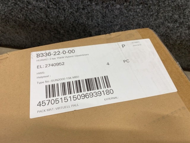 1392488-3 Inverter Hybrid HUAWEI SUN2000 15K-MB0 3-phase 15kW