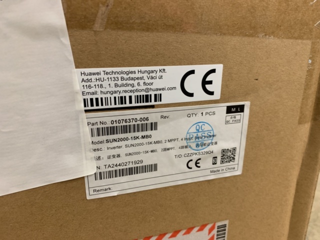 1392488-5 Inverter Hybrid HUAWEI SUN2000 15K-MB0 3-phase 15kW