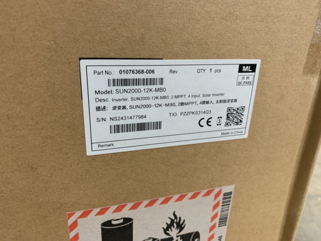 1392491-6 Växelriktare Hybrid HUAWEI SUN2000 12K-MB0 3-fas 12kW