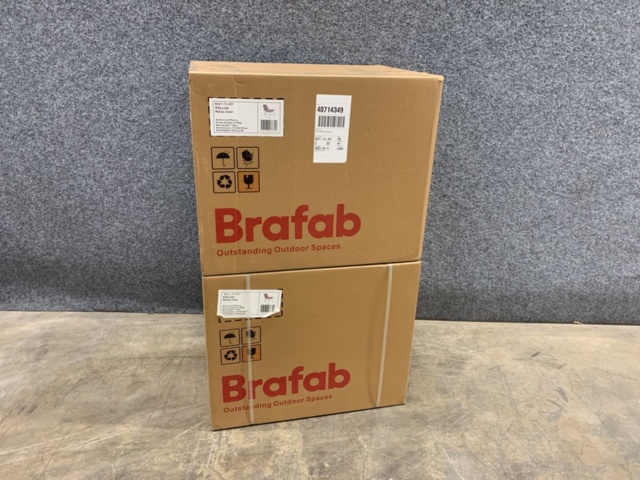 1393230-2 2 st Vilfåtölj Brafab Pollux Rosa/Antracit