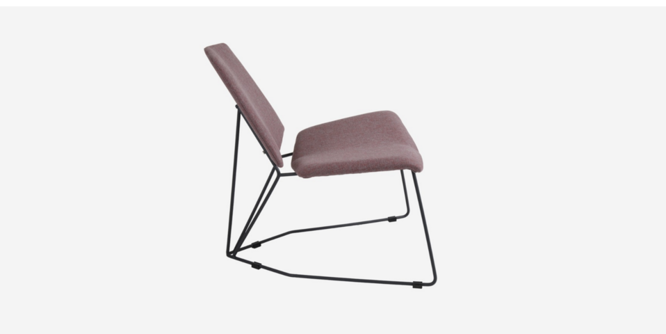 1393230-7 2 st Vilfåtölj Brafab Pollux Rosa/Antracit