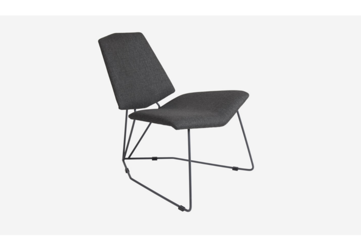 1393232-4 2 st Vilfåtöljer Brafab Pollux Anthracite/Black