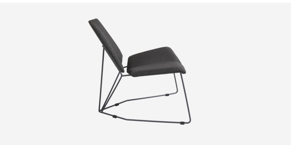 1393232-5 2 st Vilfåtöljer Brafab Pollux Anthracite/Black