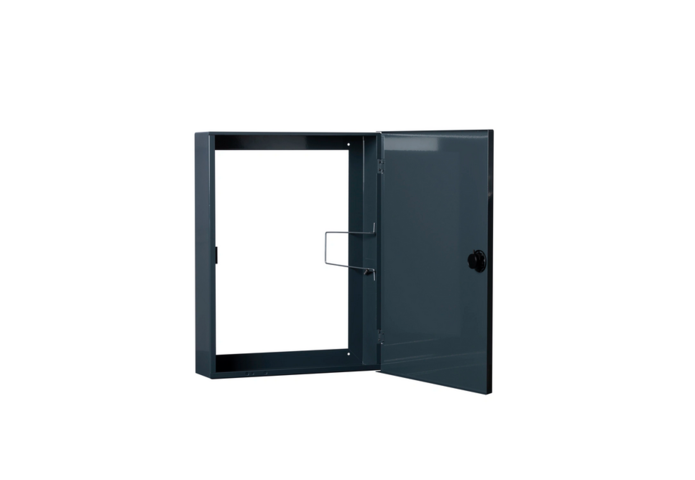 1392426-1 OR-skåp A3 smal brandlås, grå