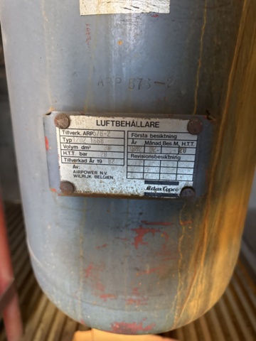 1321843-16 Container med kompressor Ingersoll-Rand ML75 SSR