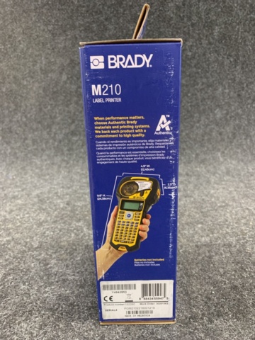 1392410-4 Brady M210 label printer