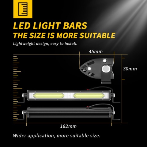 1393368-4 6 pcs Work lights PowerBar 1200 - Free shipping