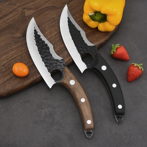 1393270-2 Ergonomic Japanese Paring Knife – Black Wooden Handle - Free Shipping