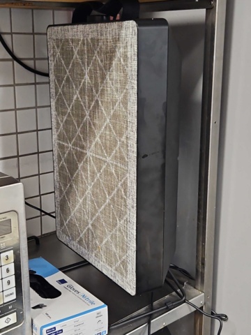 1388610-4 Rostfri hylla, micro, torrfoder, airclean, papperhållare, servetthållare