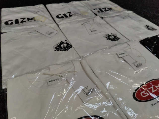 1392968-2 9 st T-shirts Gizmo, Strl L