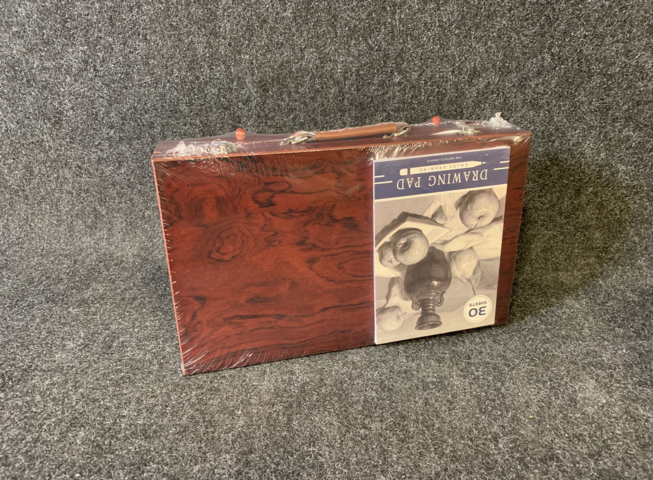 1393982-2 Målarset 148-delar med praktisk trä väska