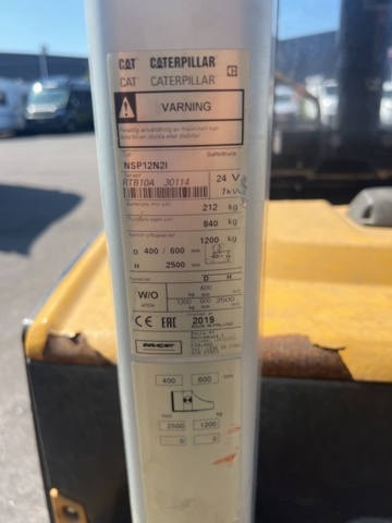 1384481-11 Truck Caterpillar NSP12N2I -2019