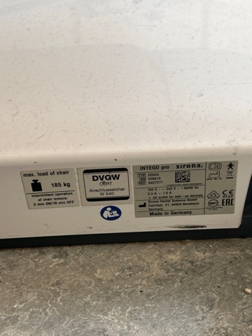1390179-50 Tandläkarklinik: Intego pro tandläkarstol, röntgen, lampa, autoklav