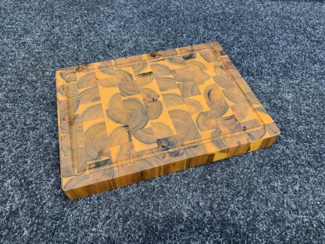 1393833-3 Cutting board Interbuild Golden Teak 400x300x40mm